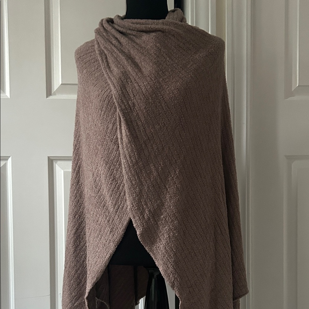 Barefoot Dreams Taupe Travel Wrap